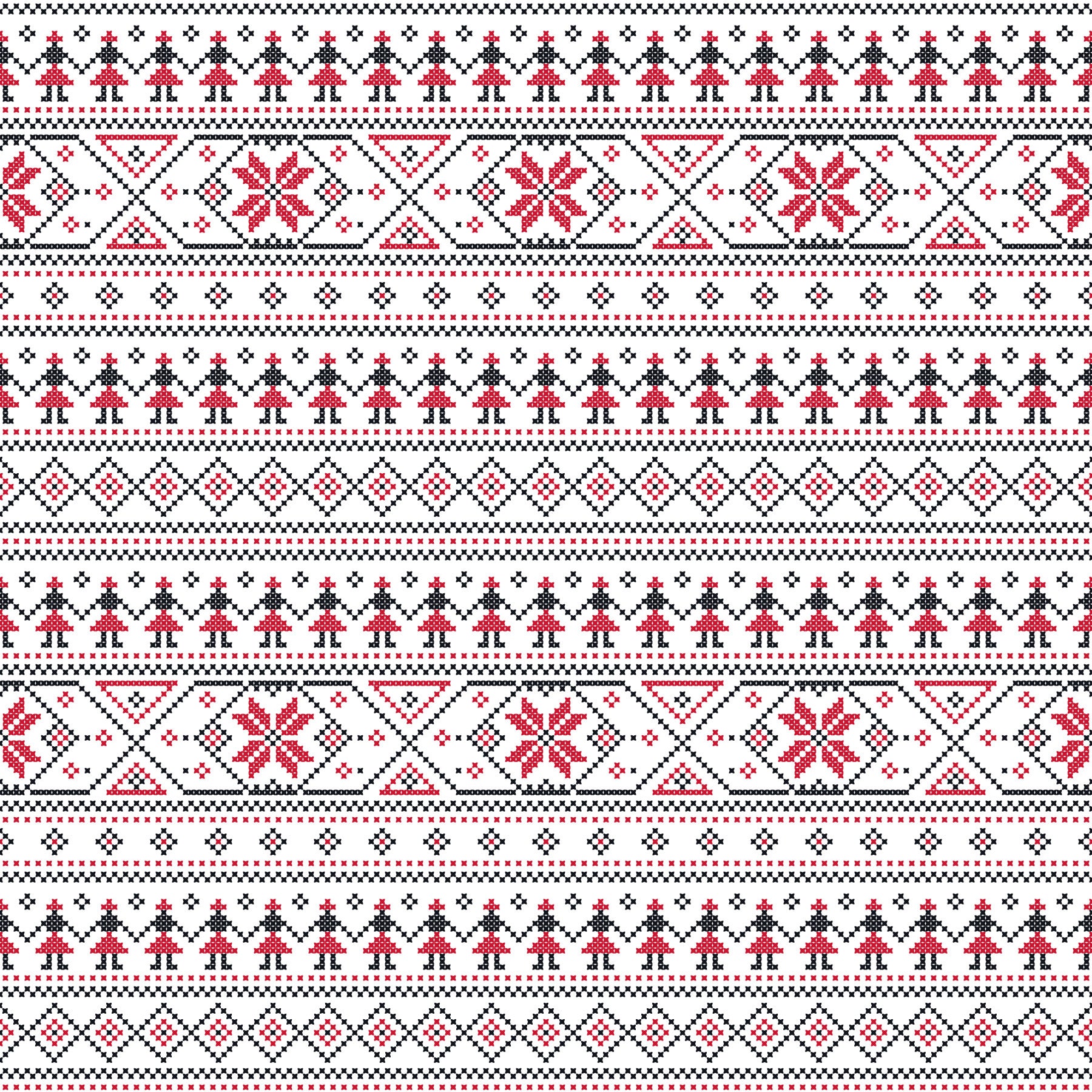 Papel tapiz de patrón geométrico de azulejos de arte folclórico