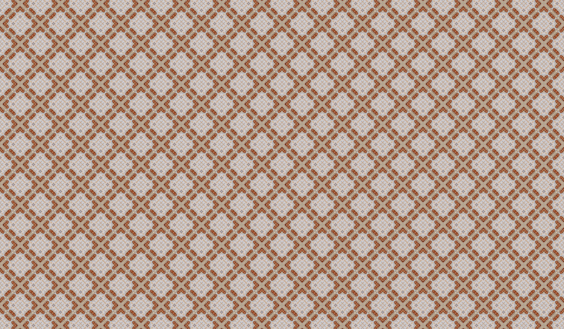 Minimalistische Terrakotta-Tapete mit geometrischem Raster⁠