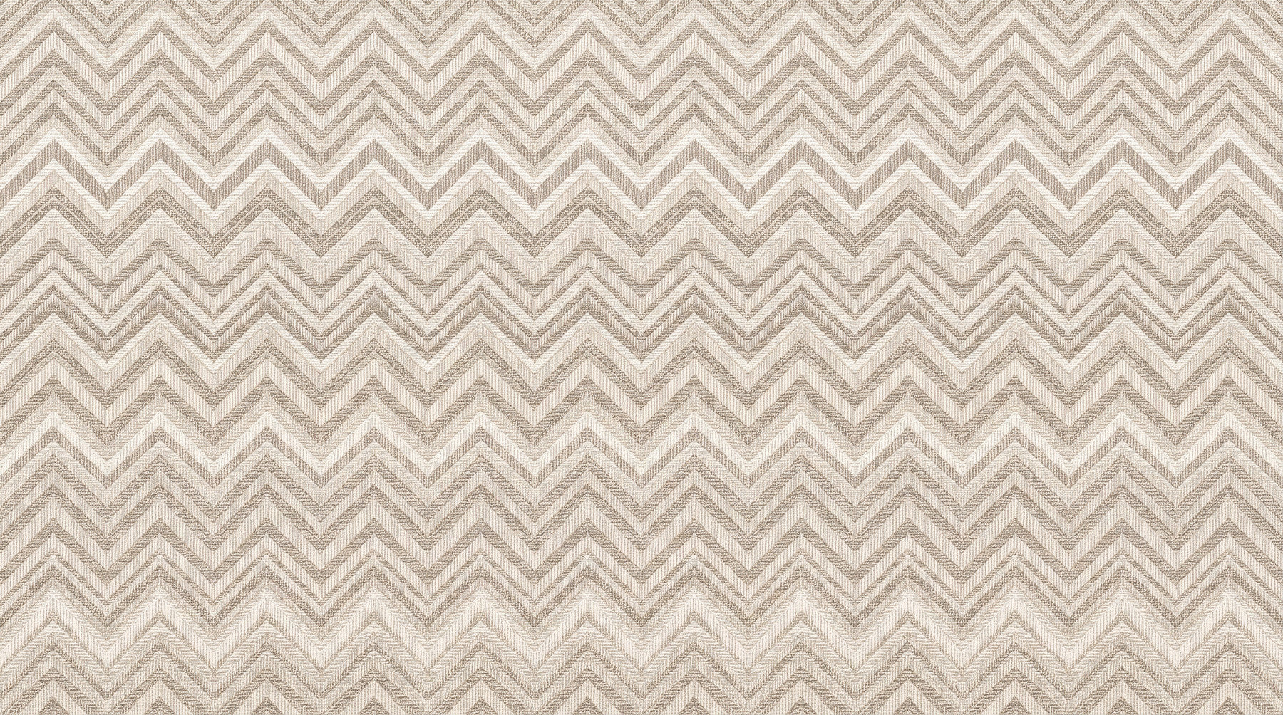 Minimalistisk vægmaleri med neutralt zigzag-sildebensmønster