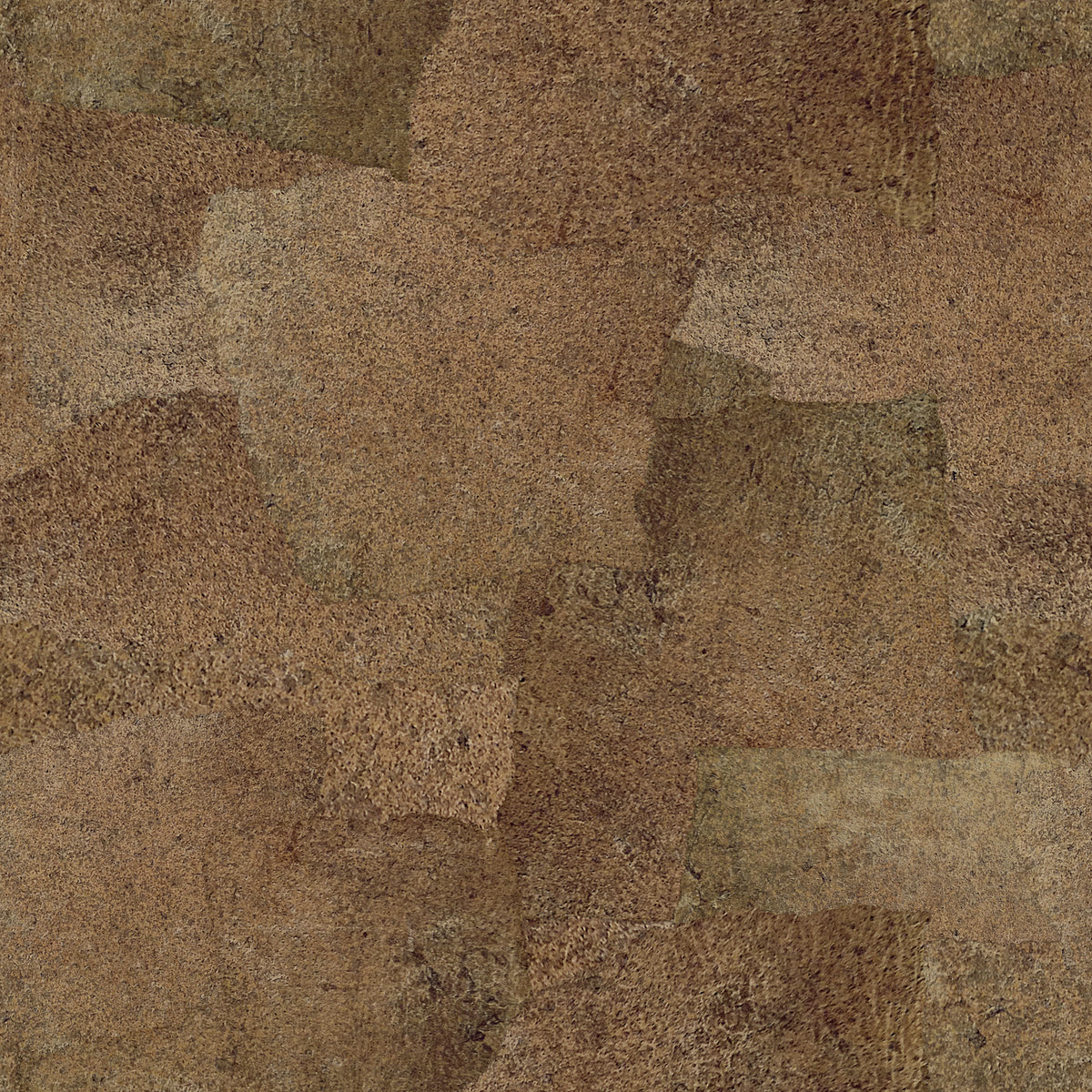 Torn Leather - Madder-behang in your room