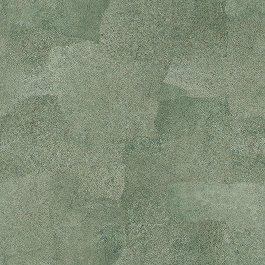Papier peint effet cuir déchiré - Céladon