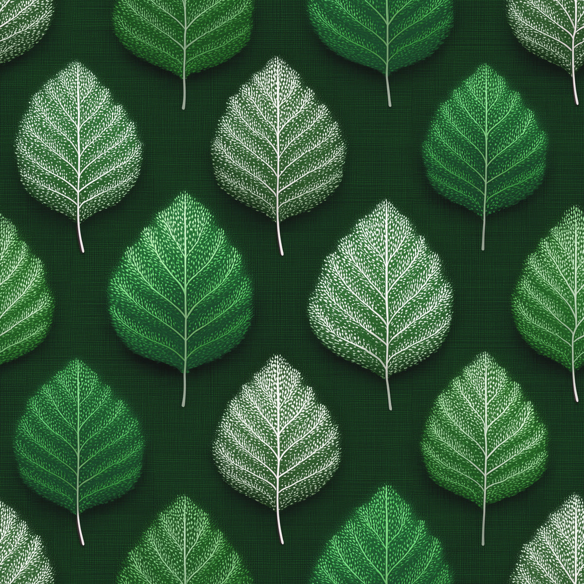 Tapete mit minimalistischem Blattgitter-Design in your room — zoomed