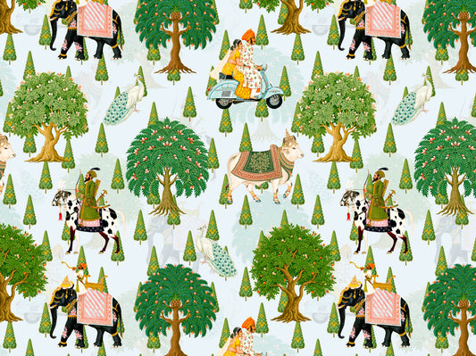 Papier peint mural Ananya indien