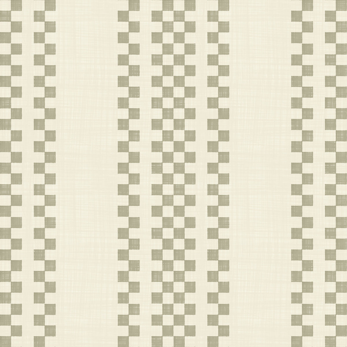 Ticking Checker Stripes - Sage Wallpaper⁠ in your room — zoomed
