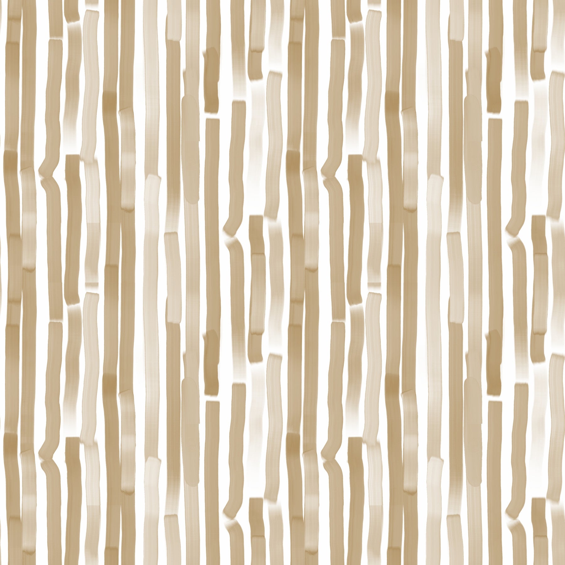 Minimalistisk tapet med myke beige vertikale penselstrøk