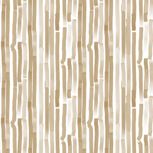 Papier peint minimaliste à coups de pinceau verticaux beige doux
