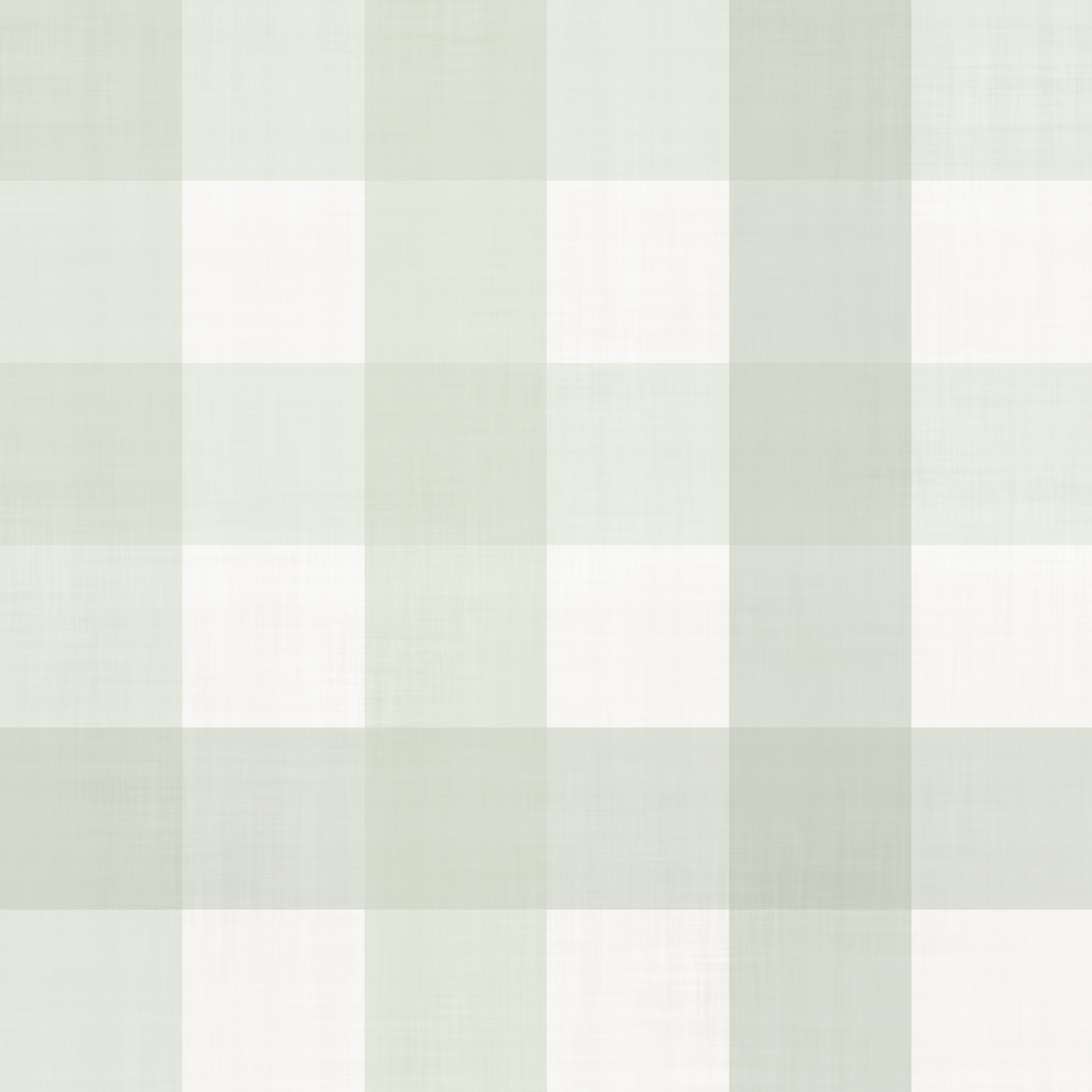 Tapetenstruktur in grünem Gingham-Karomuster mit Leinenoptik in your room — zoomed
