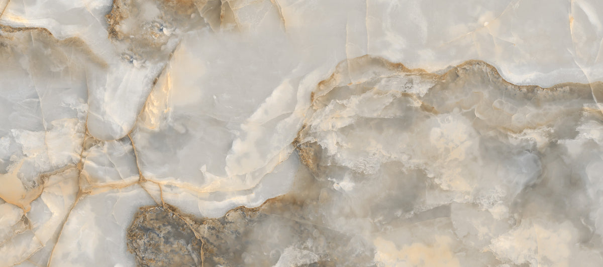 Neutrales Wandbild mit ätherischer Marmoraderung in your room — zoomed