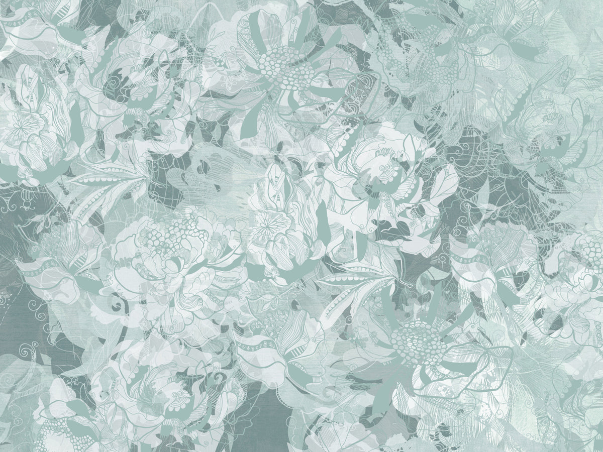 Warmes botanisches Blumen-Wandbild in your room