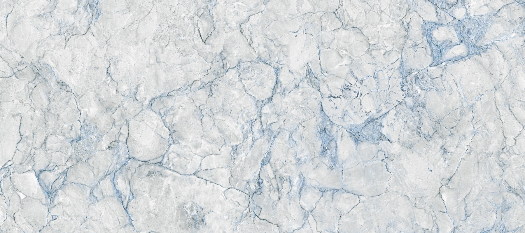 Fotomurale con texture di venature di marmo blu freddo