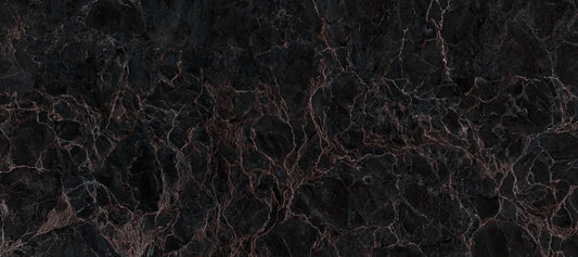 Midnight Rose Veined Marble Wall Mural