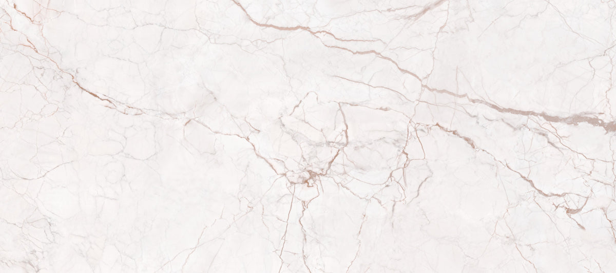 Wandbild mit roséfarbenem, geädertem Marmorstein in your room — zoomed