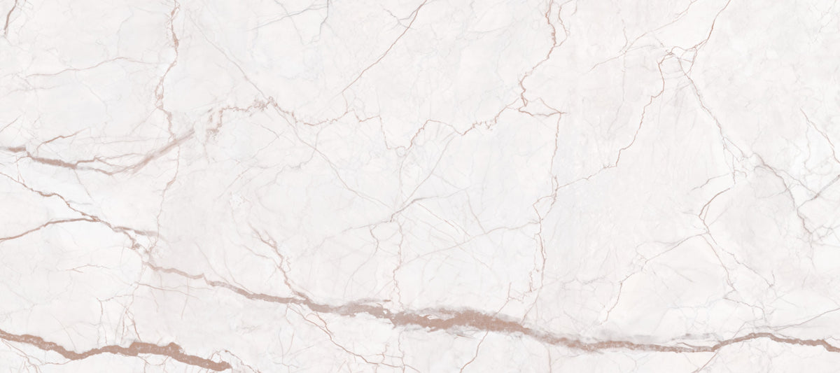 Fotomurale con delicate venature di marmo rosa cipria in your room