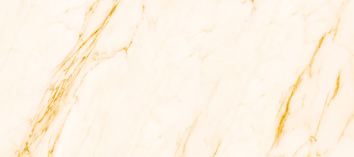 Papier peint panoramique en marbre blanc veiné d’or in your room — zoomed