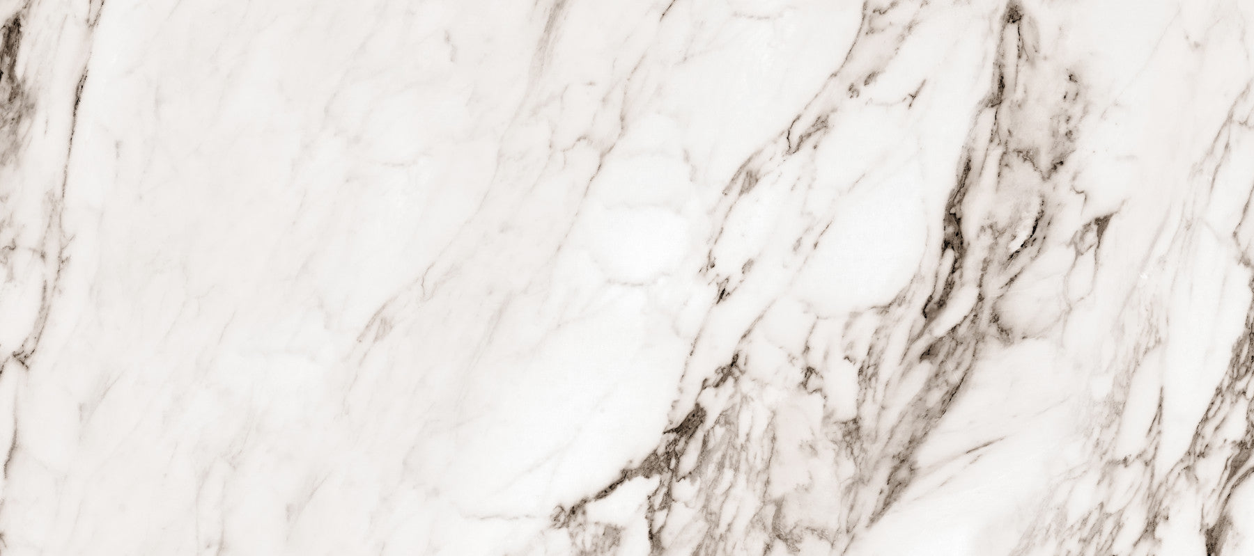 Muurschildering met de textuur van witte Calacatta-steen