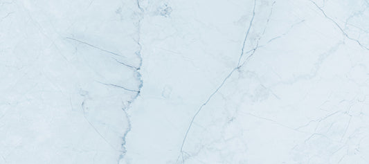 Mural de pared de losa de mármol azul hielo sereno