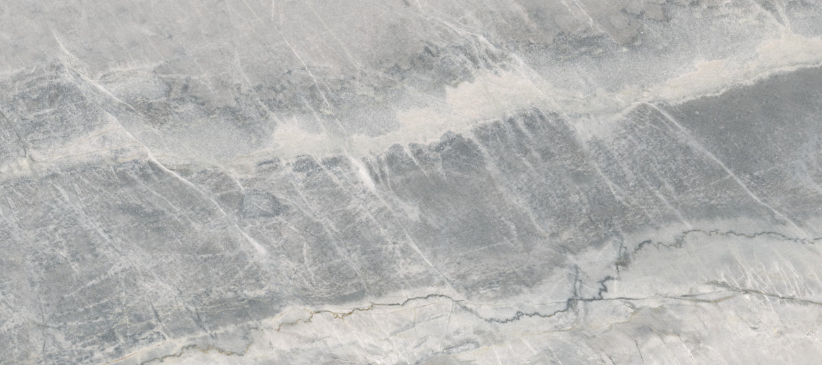 Murale da parete con lastra di marmo grigio etereo in your room — zoomed