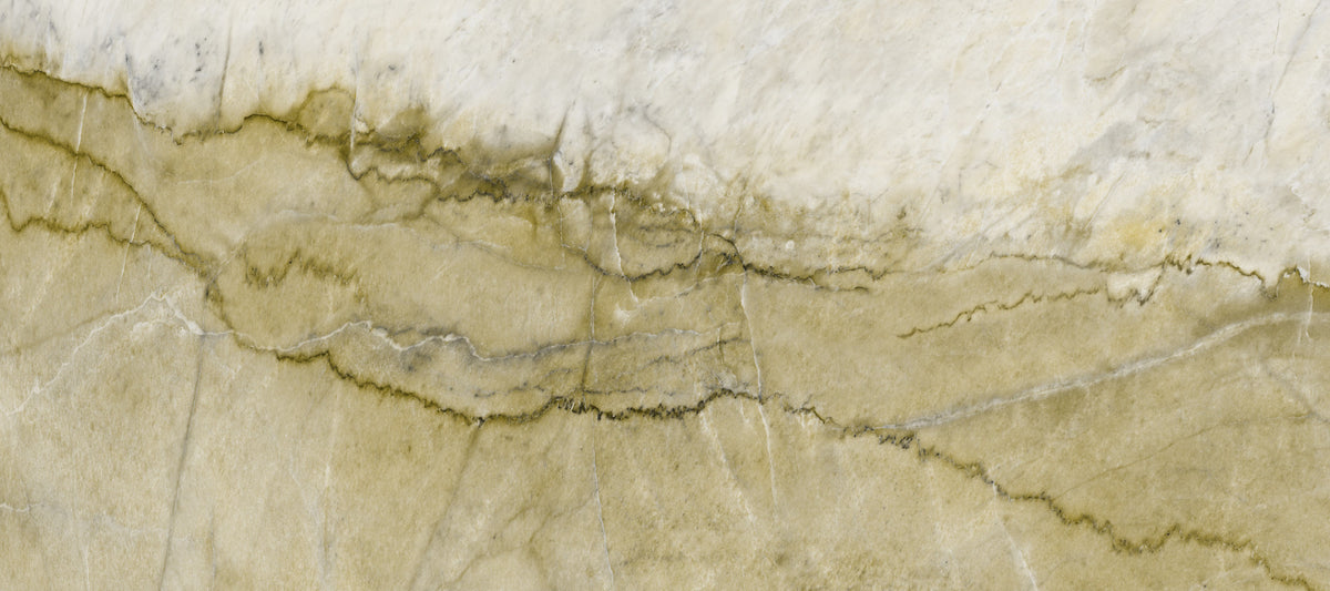 Papier peint panoramique à texture de marbre en pierre naturelle aux tons terre in your room — zoomed