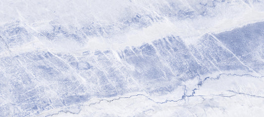 Papier peint panoramique à veines de marbre azur