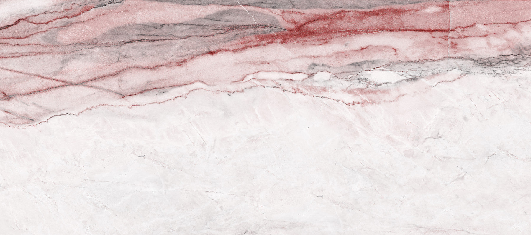 Papier peint panoramique en marbre veiné rose quartz