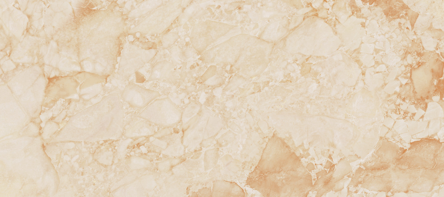 Wanddecoratie met crèmekleurige breccia-marmerstructuur