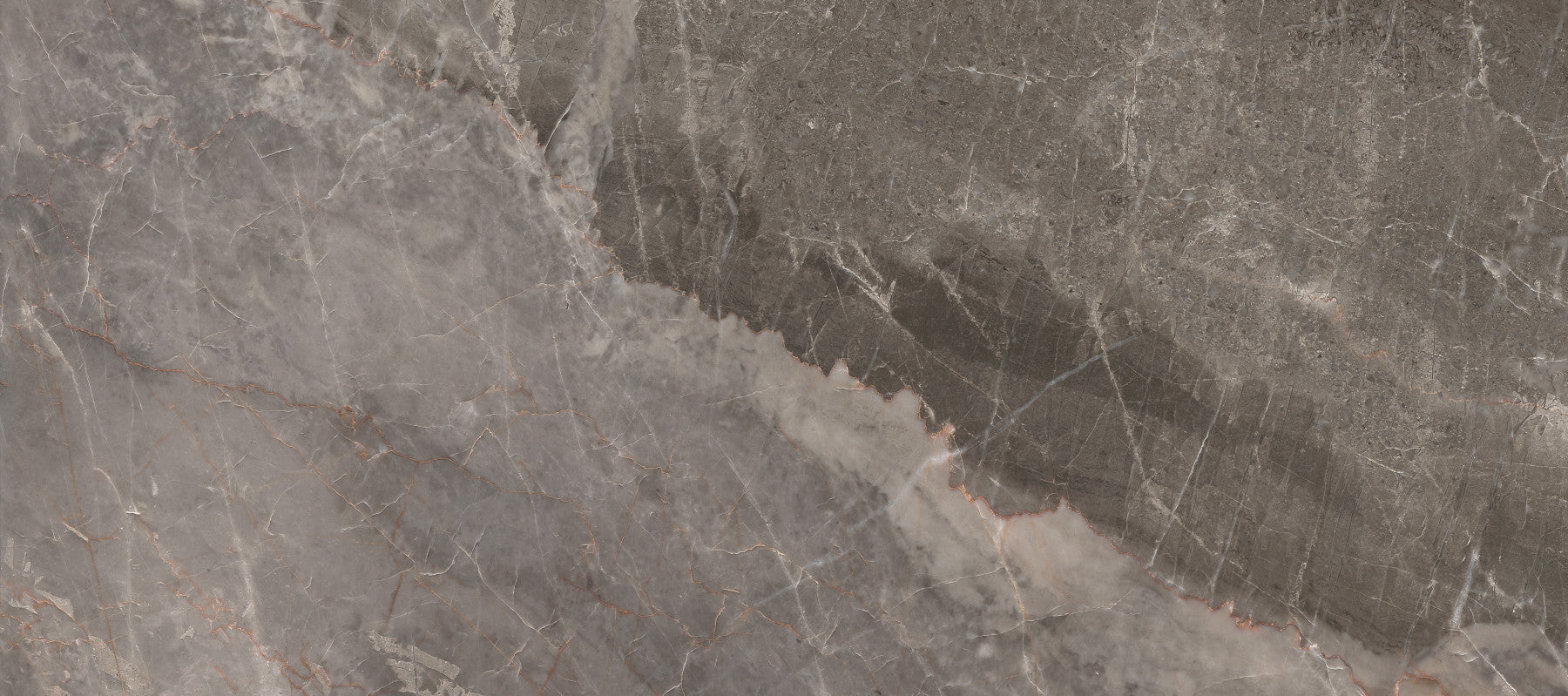 Papier peint panoramique à texture de marbre gris ardoise orageux