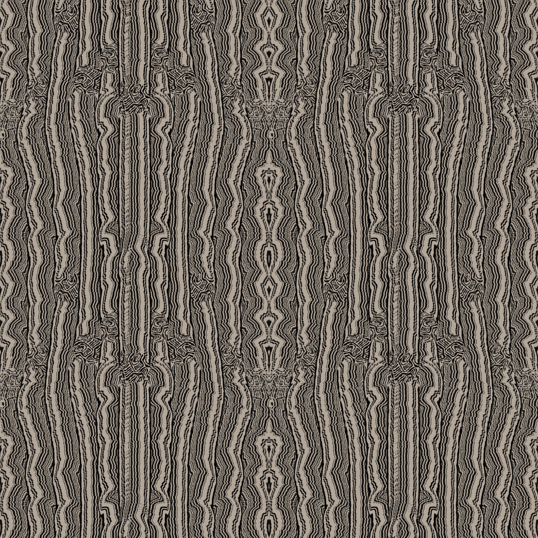 Carta da parati con texture a onde lineari monocromatiche⁠