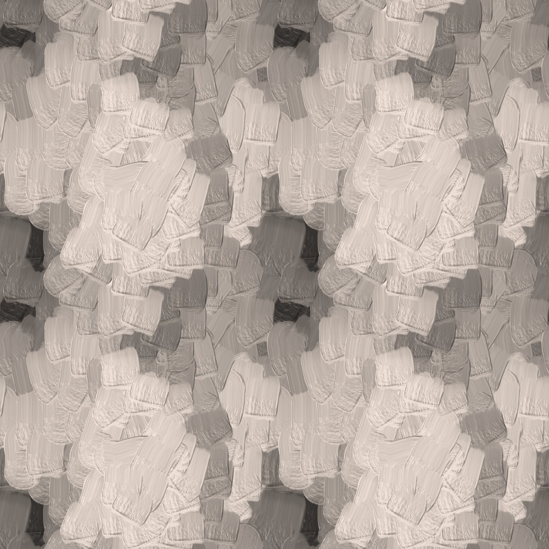 Papel de parede com pinceladas em camadas em tons neutros de impasto⁠