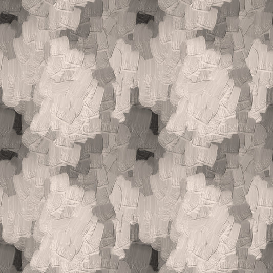 Papel pintado con trazos en capas de empaste neutro⁠