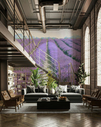 Serene and calming lavender scene for a soothing decor

