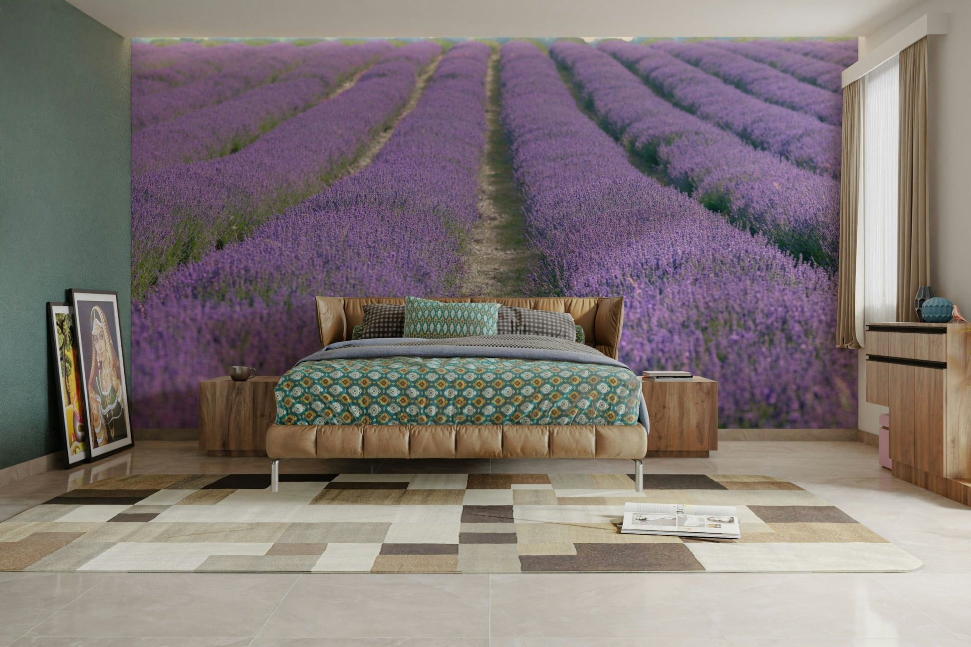 Soft purple tones bringing natural elegance to your space

