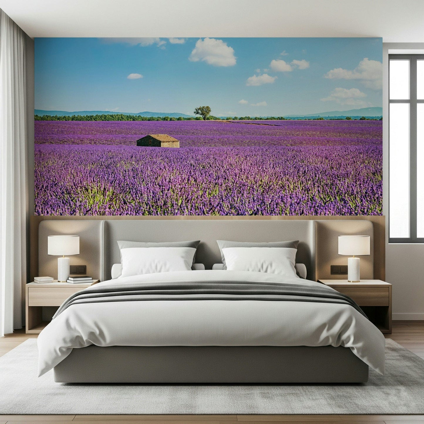 Decorative Provence wall mural inspired by French regions