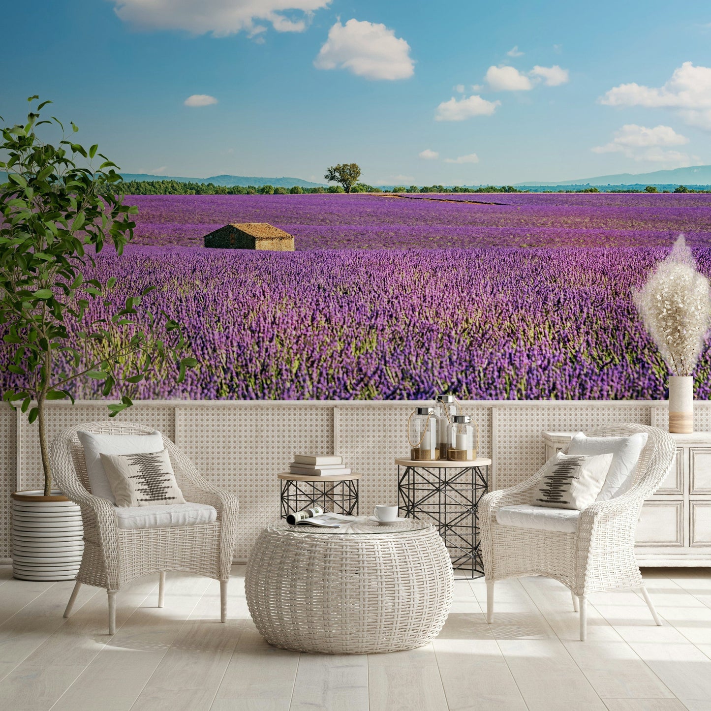 Classic Provence wall mural with calm outdoor atmosphere