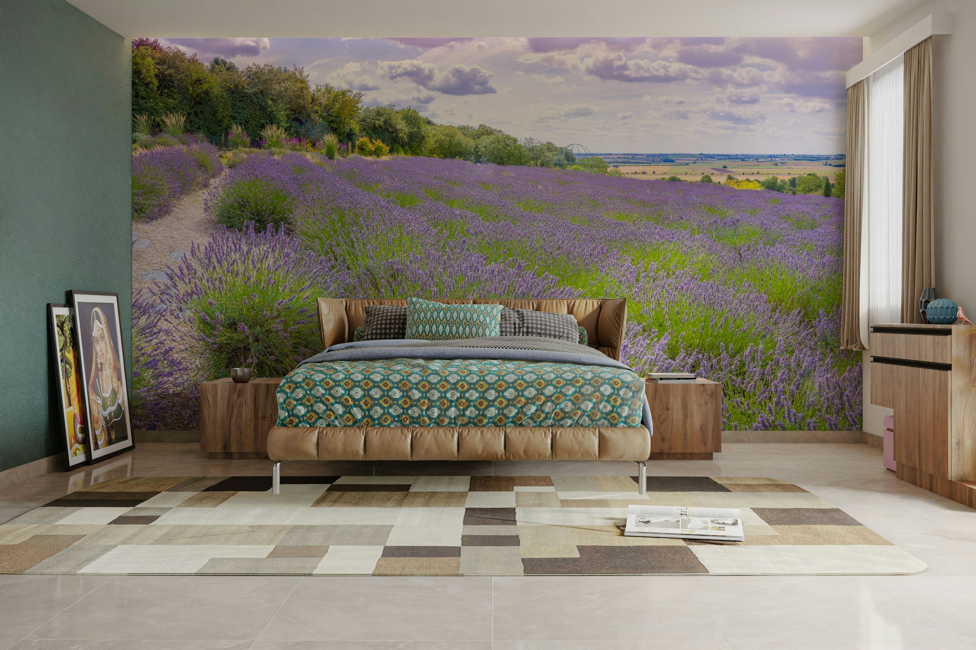 lavender bedroom plants Lavender Serenity Wall Mural