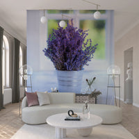 Rustic chic Lavender in a Vase photograph; perfect bathroom wall accent.
