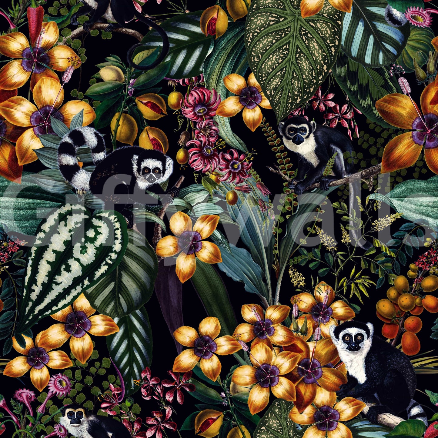 Lemur's Secret Garden Wallpaper‚Å†