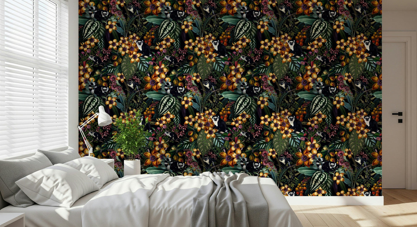 Lemur's Secret Garden Wallpaper‚Å†