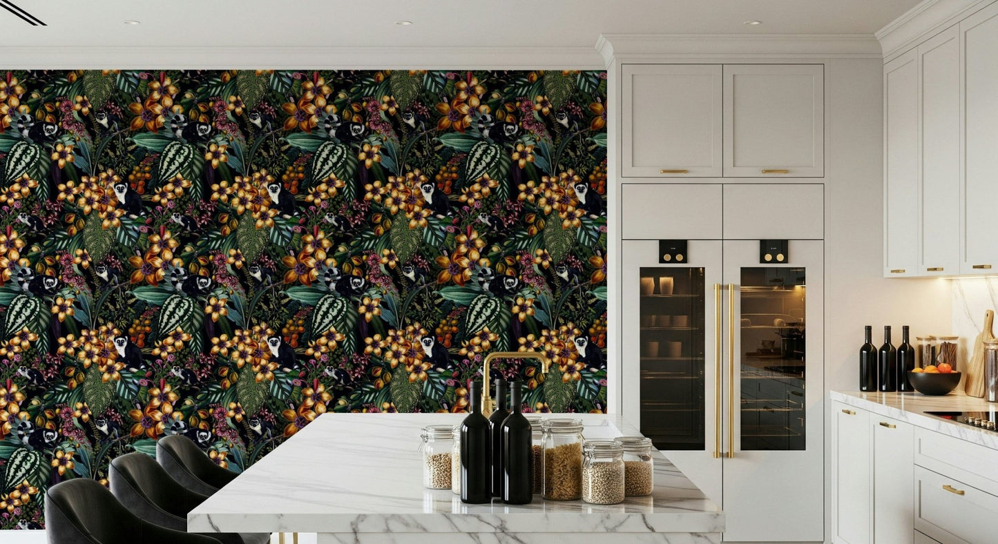 Lemur's Secret Garden Wallpaper⁠