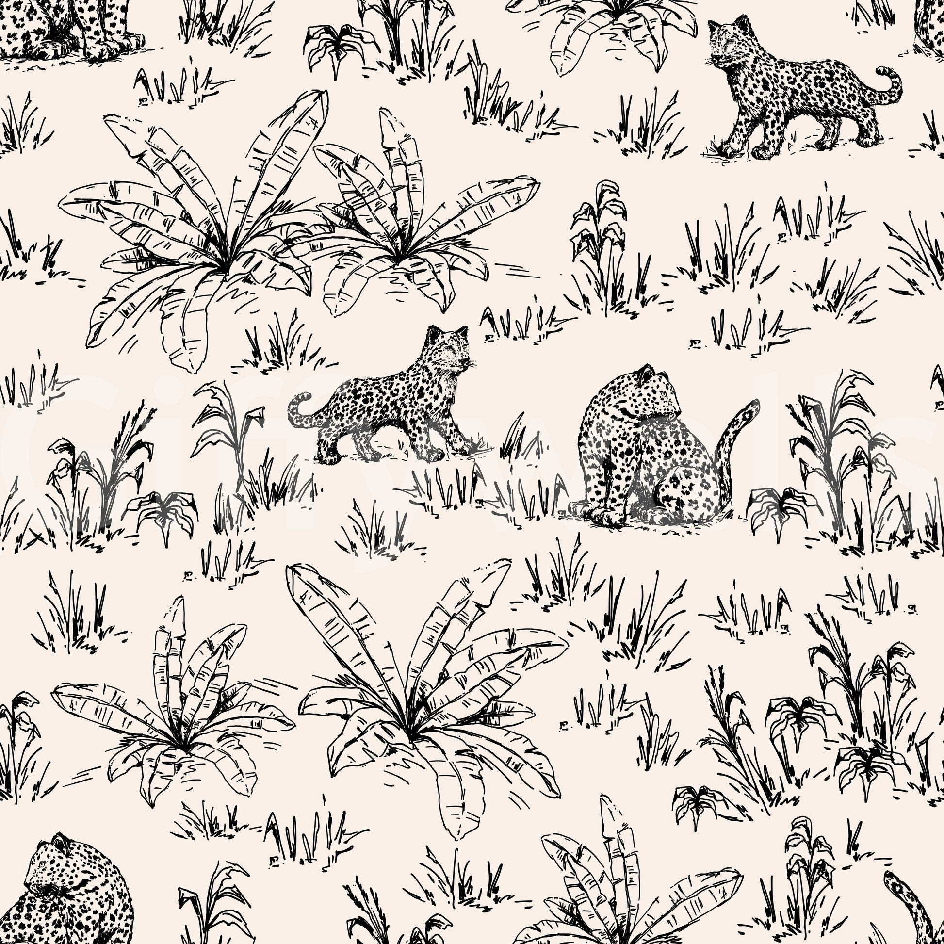 This wallpaper is suitable for a living room, a study, or a creative space.
