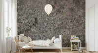 Lichen Bloom Wall Mural featuring natural lichen textures and soft earthy tones for organic, nature-inspired interiors.