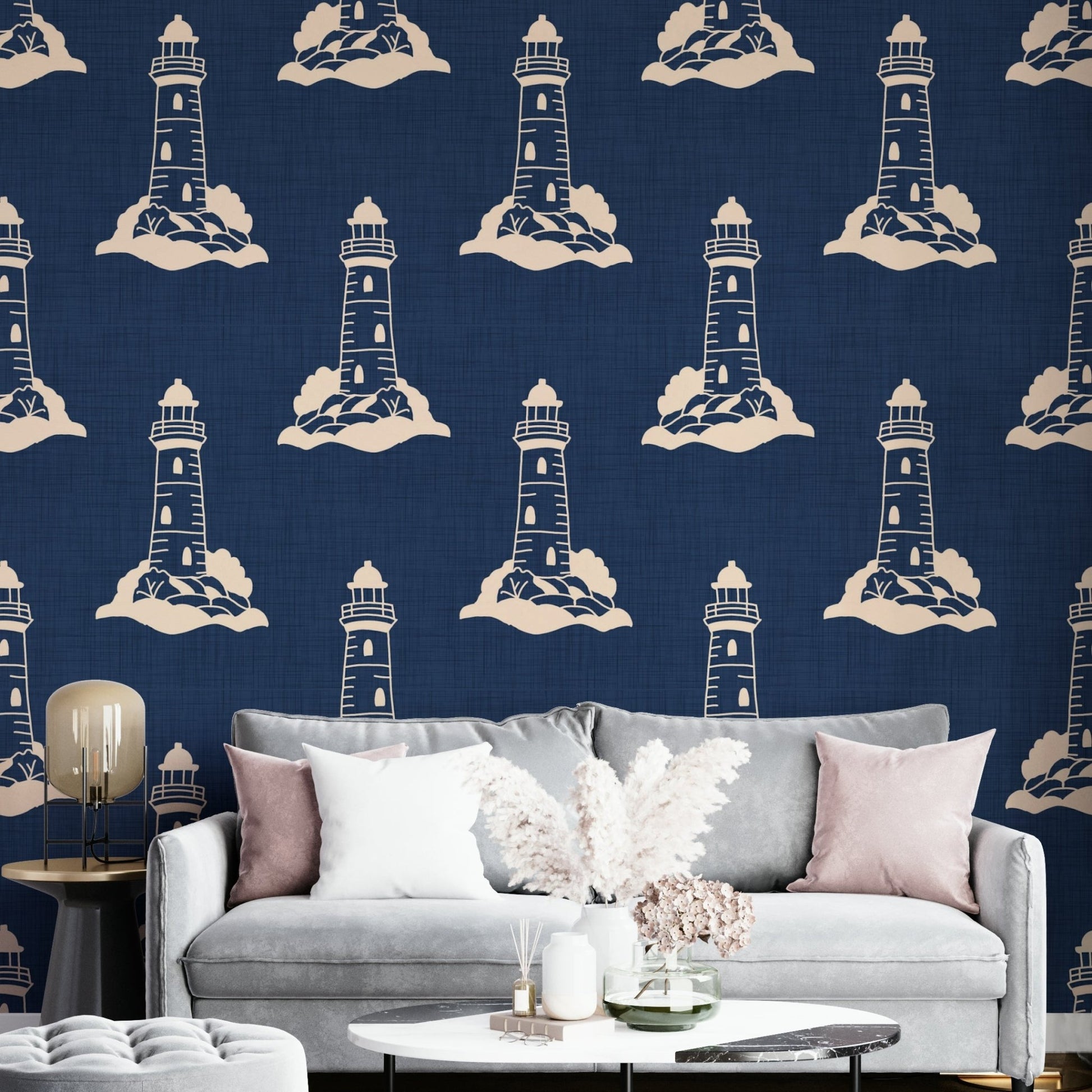 Wallpaper for beach-inspired interiors
