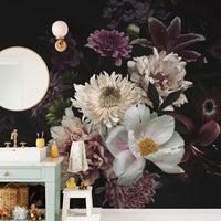 Lily Flower Wallpaper Mural - Giffywalls