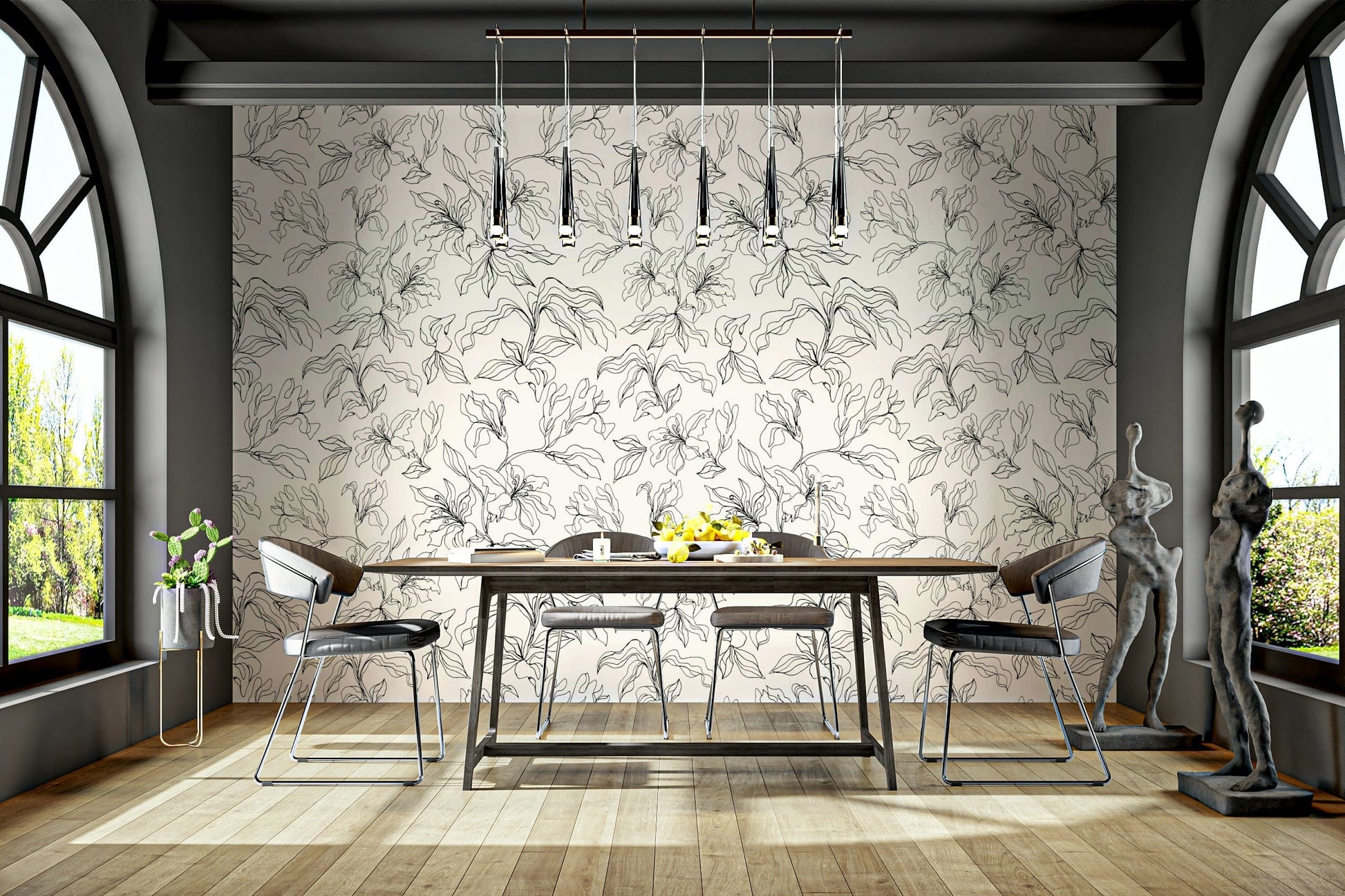 The composition is simple, yet visually interesting.
