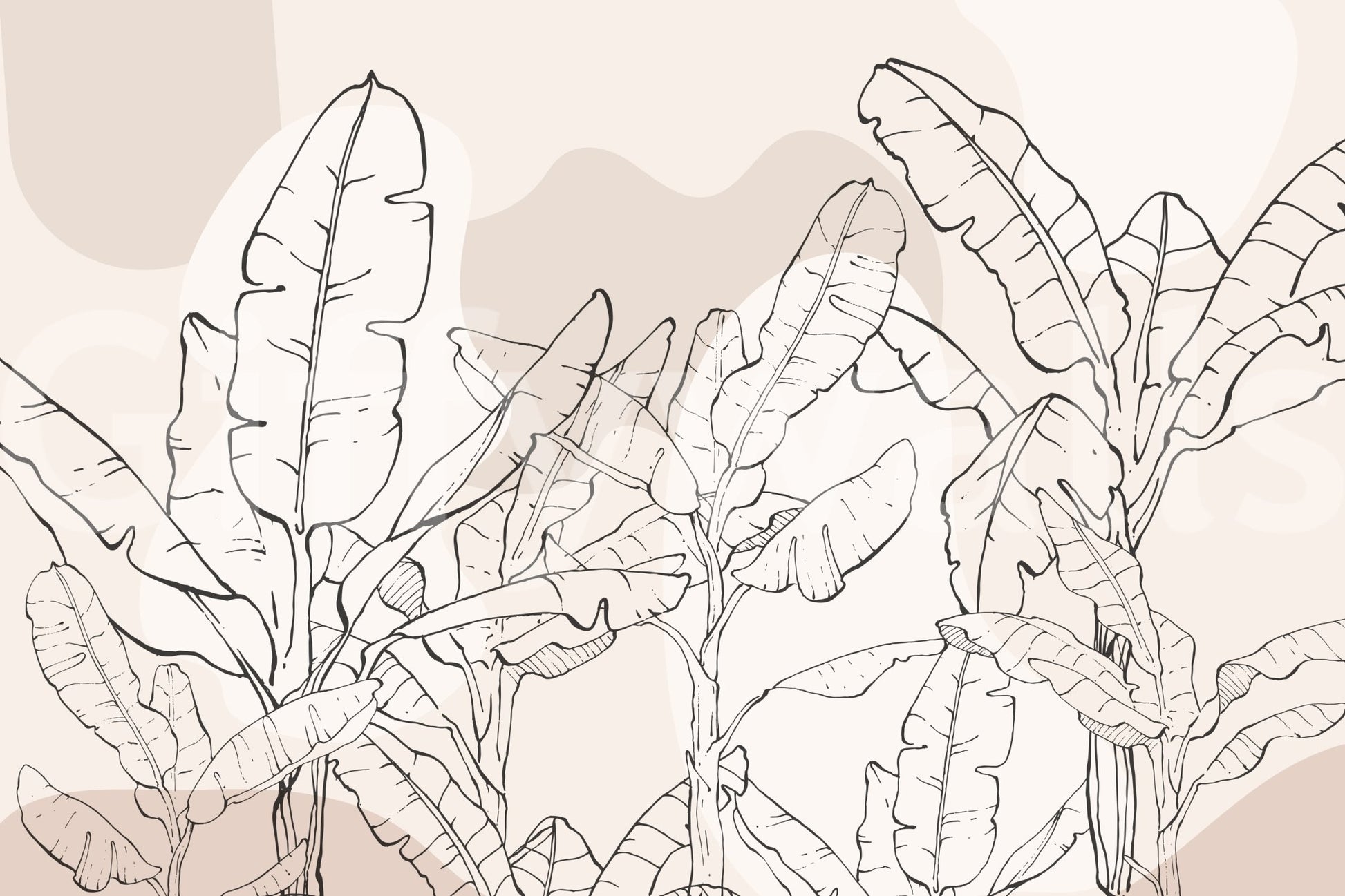 The design is non-realistic and interpretive.

