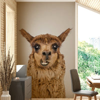 High-resolution image of a llama.

