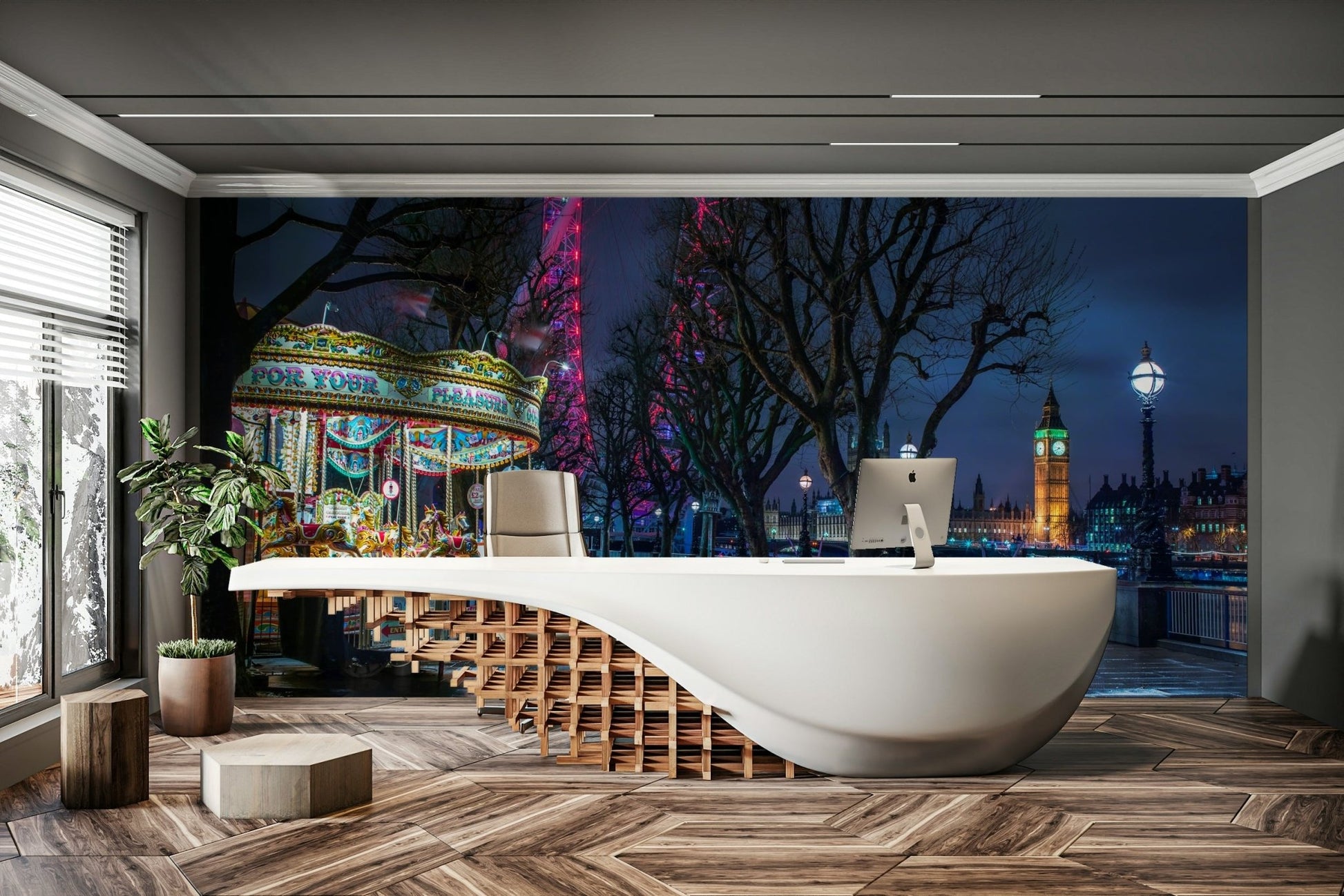 Perfect for urban and modern interior themes

