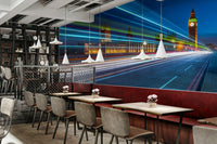 The design has a sense of motion and energetic movement.

