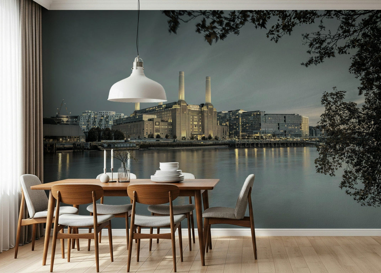 London's Powerhouse Wall Mural