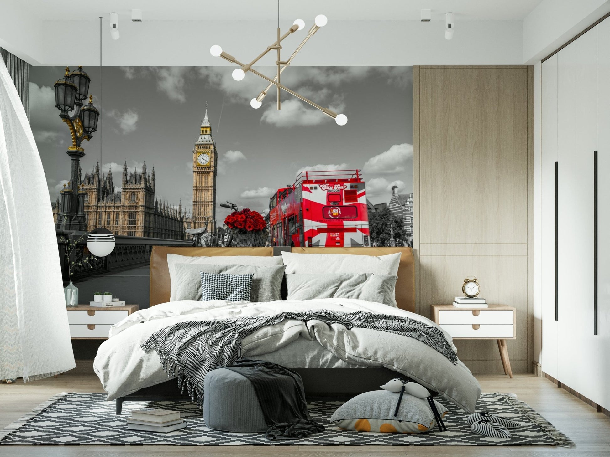 London Ride Wall Mural