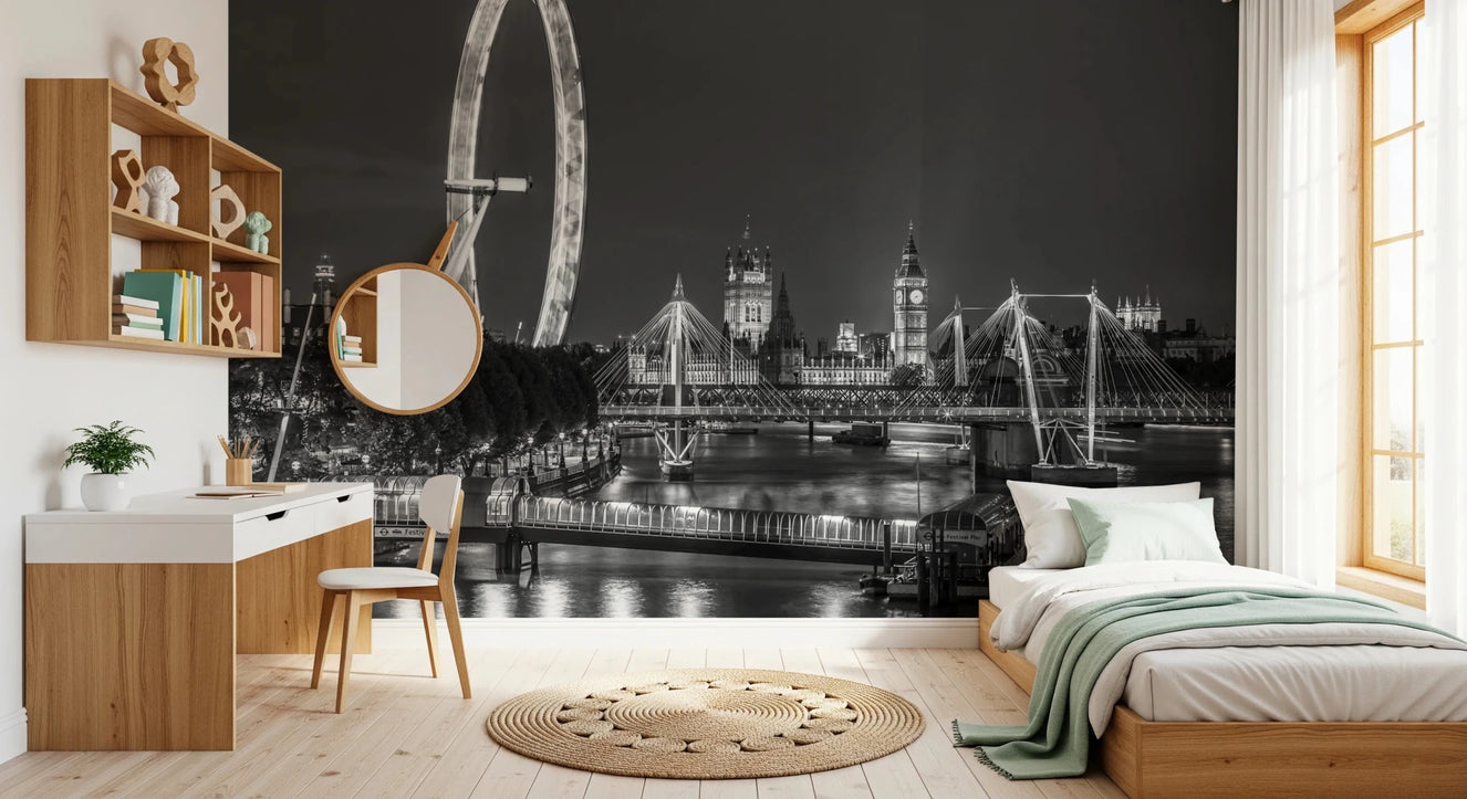 London River Views Wall Mural